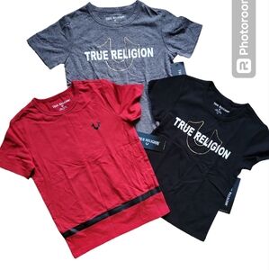 Set of 3 NEW True Religion kids tees size 6